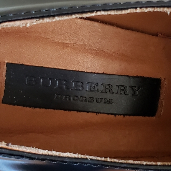 BURBERRY double buckle leather monk platform wedge - Picture 8 of 11